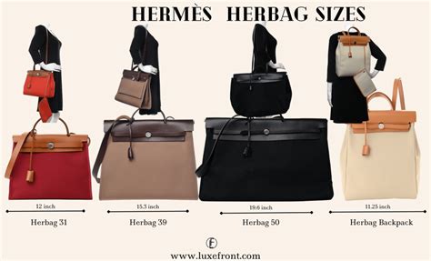 hermes herbag reversible|hermes herbag sizes.